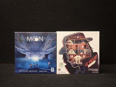 two board games that are sitting on a table