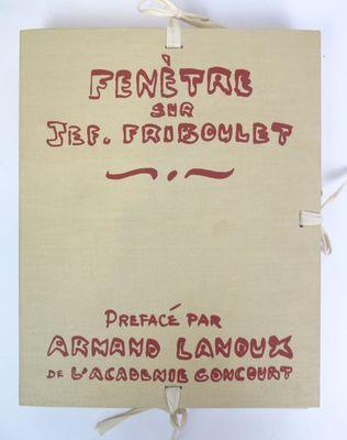 an image of a book with a red writing on it that says femetre st - faboulet