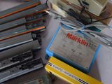 many different types of electronic equipment on a table