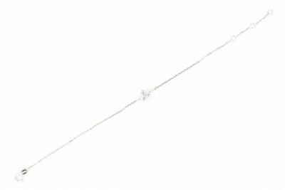 bracelet plaqué argent sterling orné d'une breloque en forme de papillon