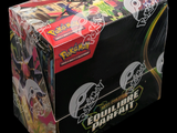 une boîte de cartes à collectionner Pokémon sur fond noir