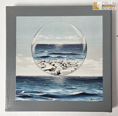 une photo d'une photo d'une photo de l'océan