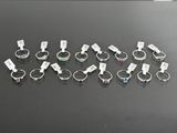 a lot of rings that are sitting on a table