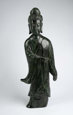 une image représentant une statue de Bouddha sur fond blanc