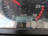 a close up of a speedometer on the dashboard of a car