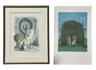 Raymond PEYNET (1908-1999) Ensemble comprenant : -Série astr…