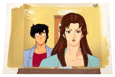 an image of a painting of a woman and a man in front of a mirror