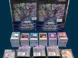a lot of cards in the box on the table