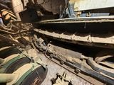 a close up view of a machine that is being worked on