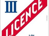 le logo de la licence de l'équipe de football française
