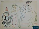 dessin représentant un homme à cheval aux côtés d'une femme à cheval