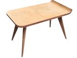 an image of a wooden table with legs and a wooden top