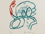 a drawing of a crab on a piece of paper