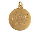 an image of a gold coin with the name of a woman
