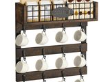 an image of a coffee rack with cups and mugs