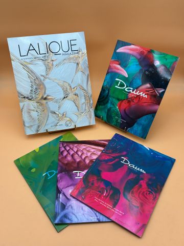 LALIQUE magazine édition 2018. DAUM : catalogue 2012,2013,2014 hi...