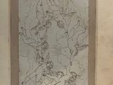 a picture of a picture of a drawing on the wall