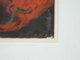 a picture of a painting on the wall of a room