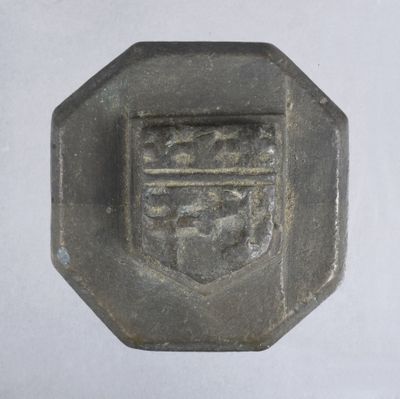 Poids de ville de NARBONNE en bronze de 2 livres. Gaillardie… - Photo 1