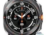 montre pour homme avec cadran noir et bracelet en cuir marron