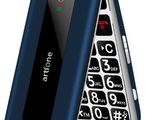 une image montrant un téléphone portable bleu et un autre argenté posés l'un à côté de l'autre