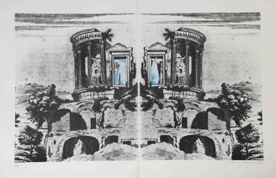 Giulio Paolini (Né en 1961) Il Modello del Tempio, Il Tempio…