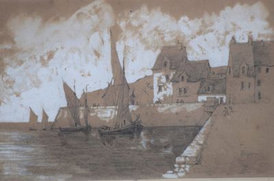 une image d'un dessin d'un bateau dans l'eau