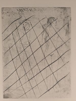 une image d'un dessin en noir et blanc d'un homme et d'une femme