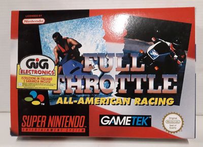 Full throttle jeu officiel super nintendo TBE (AUTHENTIQUE J…