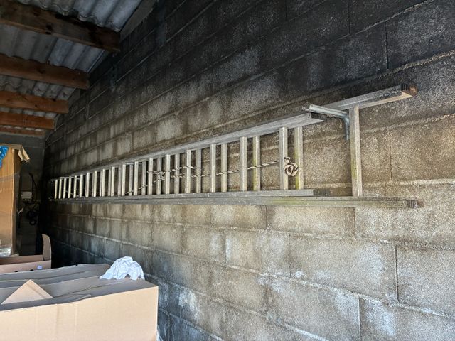 Échelle double aluminium