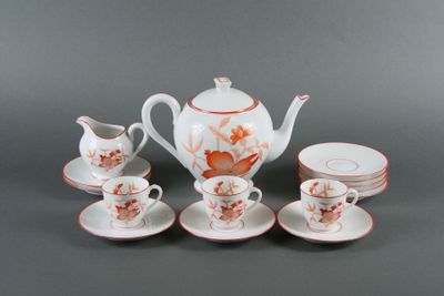 CH.FIELD HAVILAND, LIMOGES. Partie de service en porcelaine …