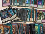 a lot of cards that are on the table