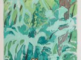 an image of a painting of a woman and a child in the jungle