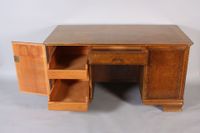 bureau à caisson en placage (76 x 140 x73 cm env. (photo 4)
