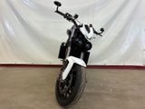a motorcycle that is parked in a garage
