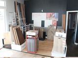 a picture of a room with a lot of wood flooring