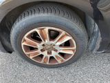 a car that has a flat tire on it