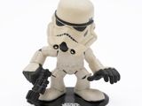a star wars figurine of a stormtrooper holding a gun