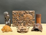 a lot of different items that are on a table