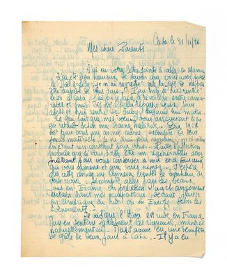 une vieille lettre manuscrite d'une femme qui écrit un poème