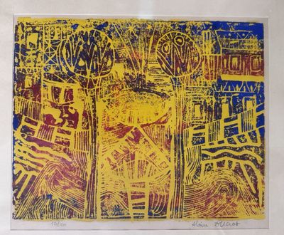 Alain DUCROS (1939-2021) Arbres dans la ville