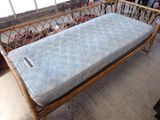 a mattress that is sitting on top of a bed