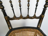 Charmante chaise dite de musique , d'époque Napoléon III, en… (photo 4)