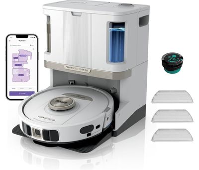 Shark PowerDetect Aspirateur Robot Laveur avec Base autovide…