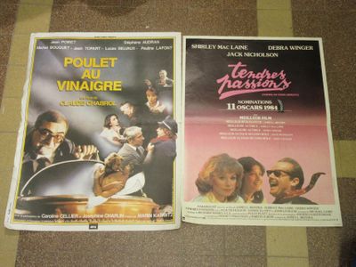 Deux Affiches DE Cinema: Poulet AU Vinaigre (Claude CH…