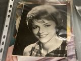 a picture of a woman that is in a plastic bag
