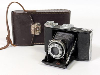 Appareil photo à soufflet ZEISS IKON, avec obturateur KLIO e…