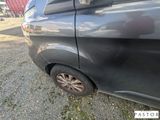 a cat sitting on the side of a car door