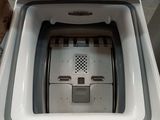 a washing machine that is sitting on the floor