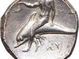 an image of a silver coin with a bird on it